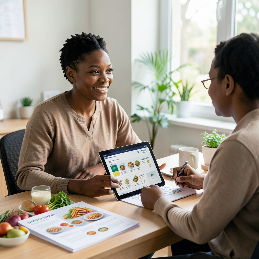 1:1 nutrition consultation session